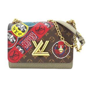 LOUIS VUITTON Epi Monogram Twist MM Shoulder Bag Leather Khaki M43497 90259411